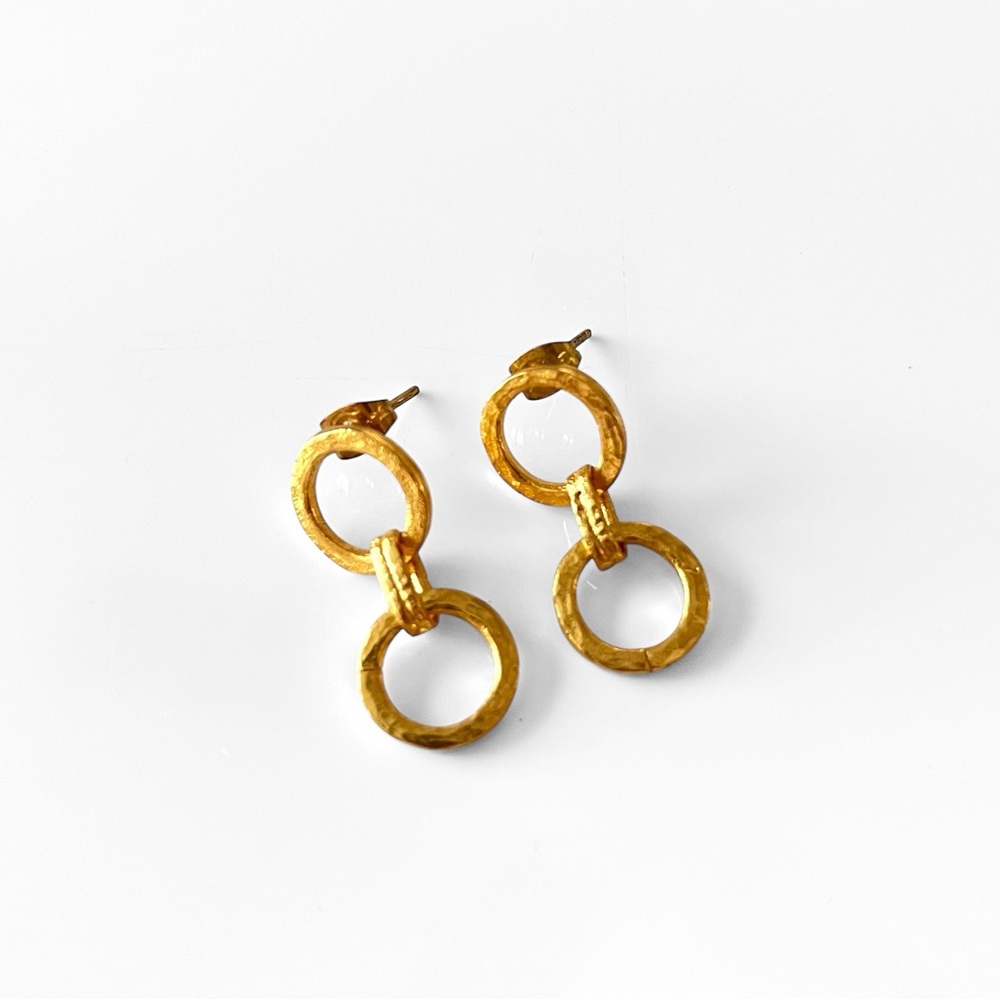 Ottoman Hands Tesoro Chain Drop Earrings